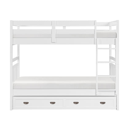 B2024WH-1* (3) Twin/Twin Bunk Bed - B2024WH-1*