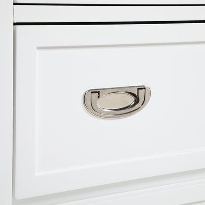 B2024WHBC-1* (2) Twin Bookcase Bed with Hidden Desk, Stool and Storage Bench - B2024WHBC-1*