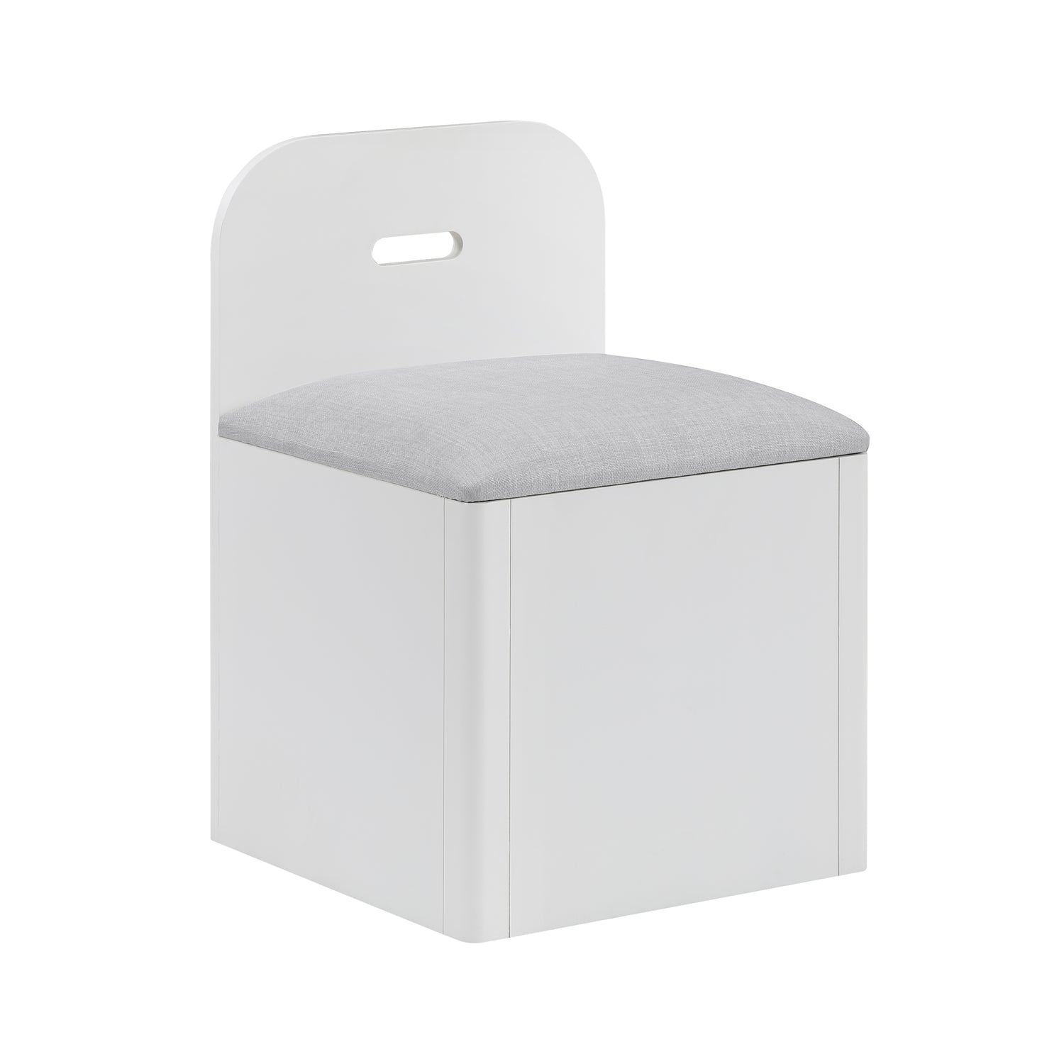 B2024WHBCF-1* (2) Full Bookcase Bed with Hidden Desk, Stool and Storage Bench - B2024WHBCF-1*