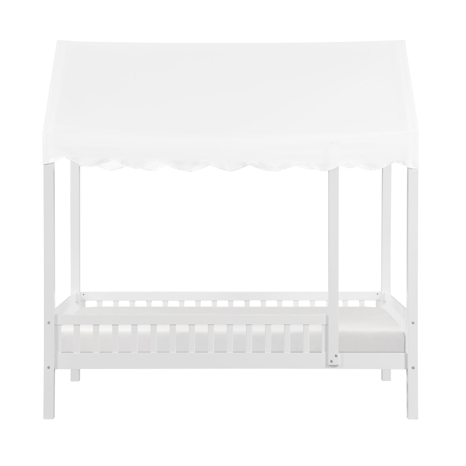 B2024WHCP-1 Twin Canopy Platform Bed - B2024WHCP-1