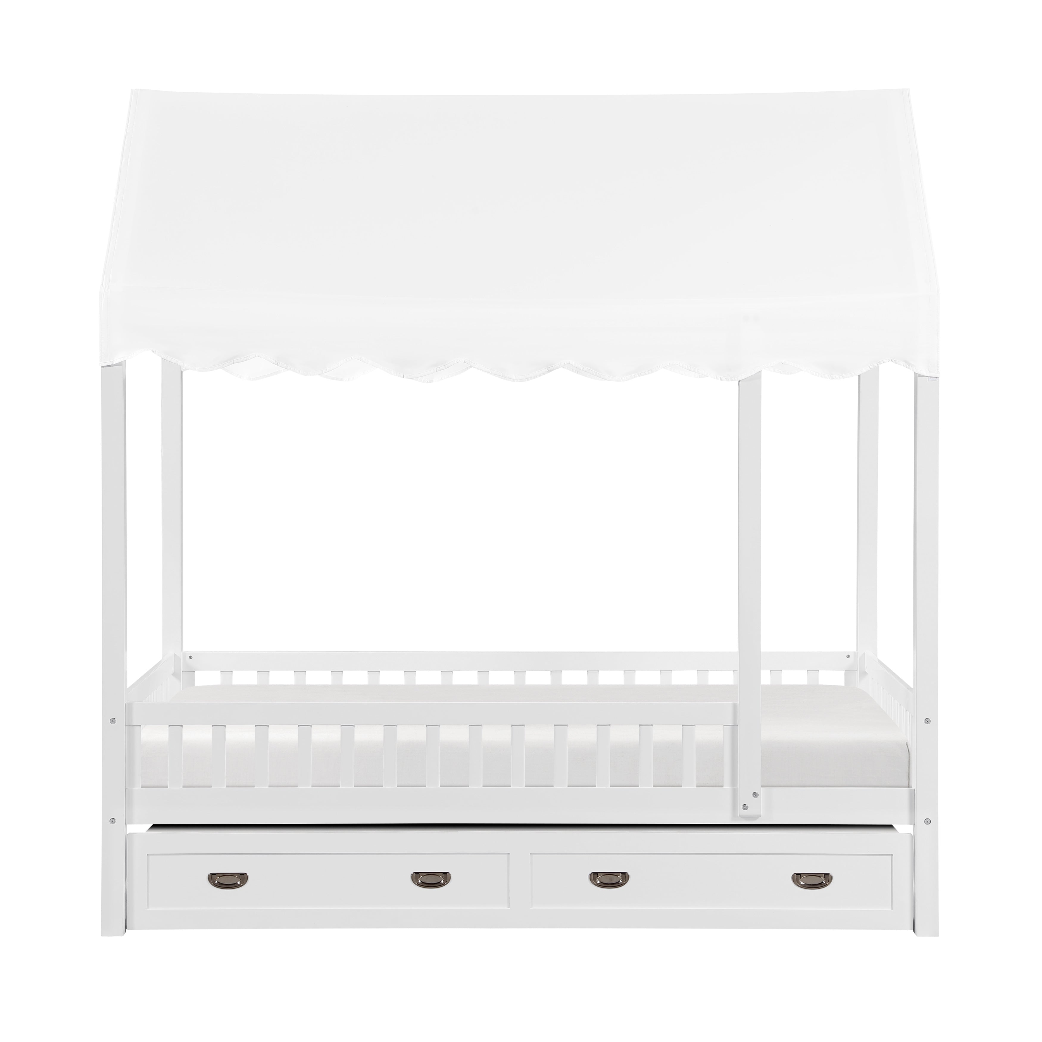B2024WHCP-1 Twin Canopy Platform Bed - B2024WHCP-1