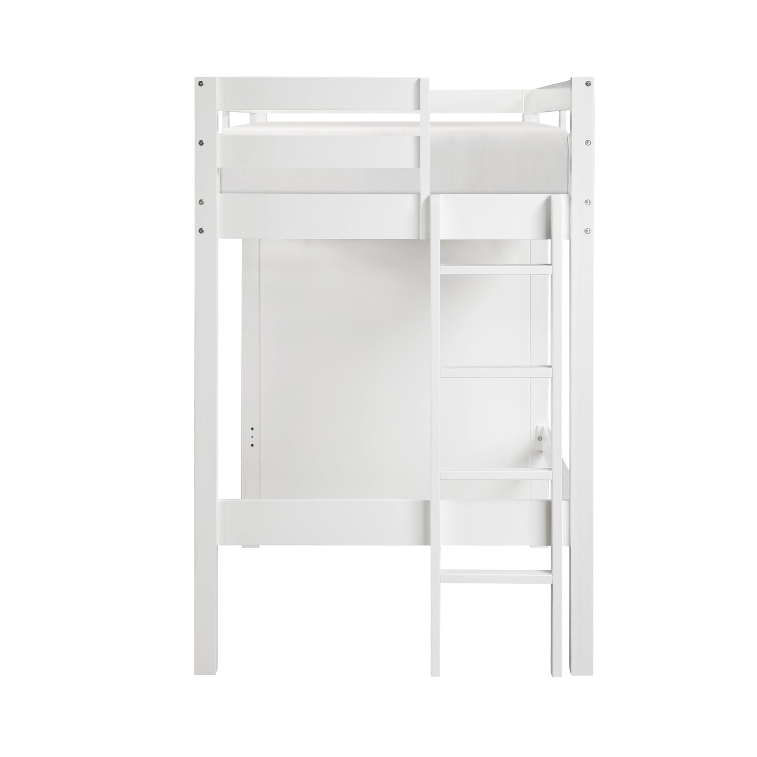 B2024WHLTF-1* (6) Twin/Full Loft Bunk Bed with Chest and Hidden Desk - B2024WHLTF-1*