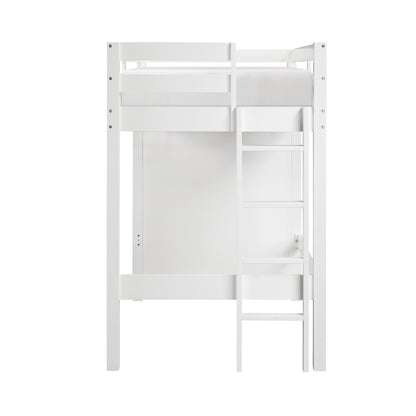 B2024WHLTF-1* (6) Twin/Full Loft Bunk Bed with Chest and Hidden Desk - B2024WHLTF-1*