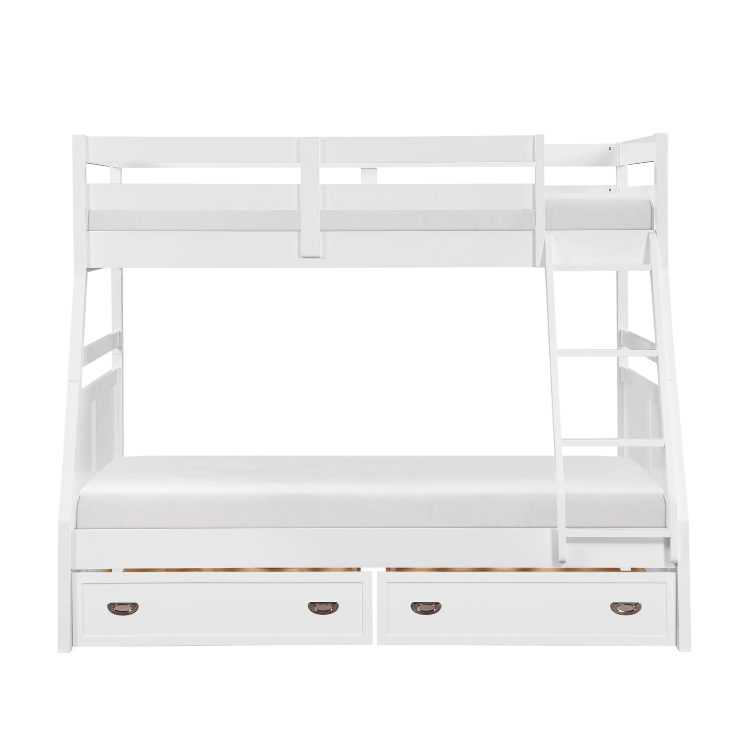 B2024WHTF-1* (3) Twin/Full Bunk Bed - B2024WHTF-1*