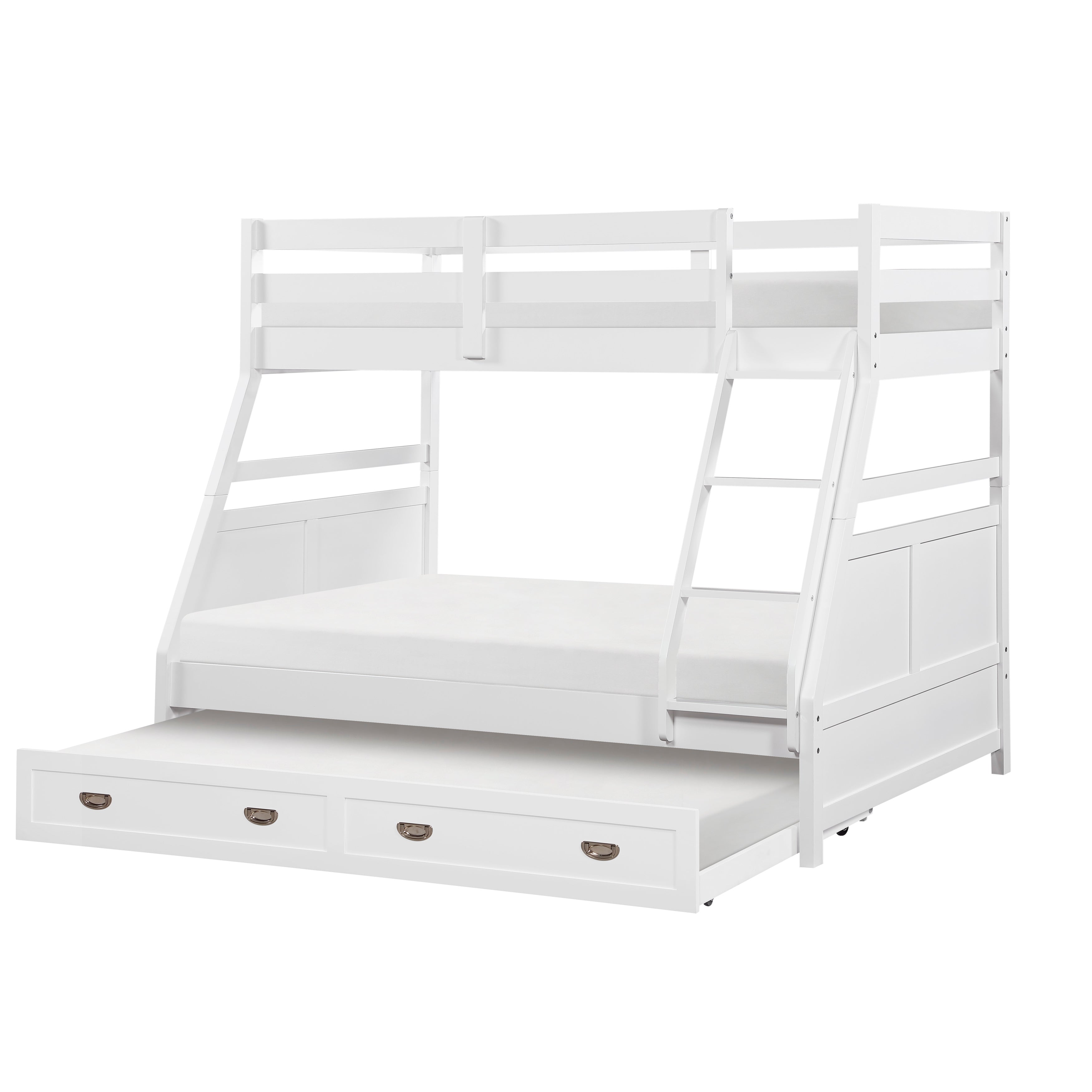 B2024WHTF-1* (3) Twin/Full Bunk Bed - B2024WHTF-1*