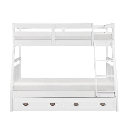 B2024WHTF-1* (3) Twin/Full Bunk Bed - B2024WHTF-1*