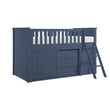 B2083BULL-1*BC2DR (6) Low Loft Bunk with Bookcase and 2 Dressers - B2083BULL-1*BC2DR
