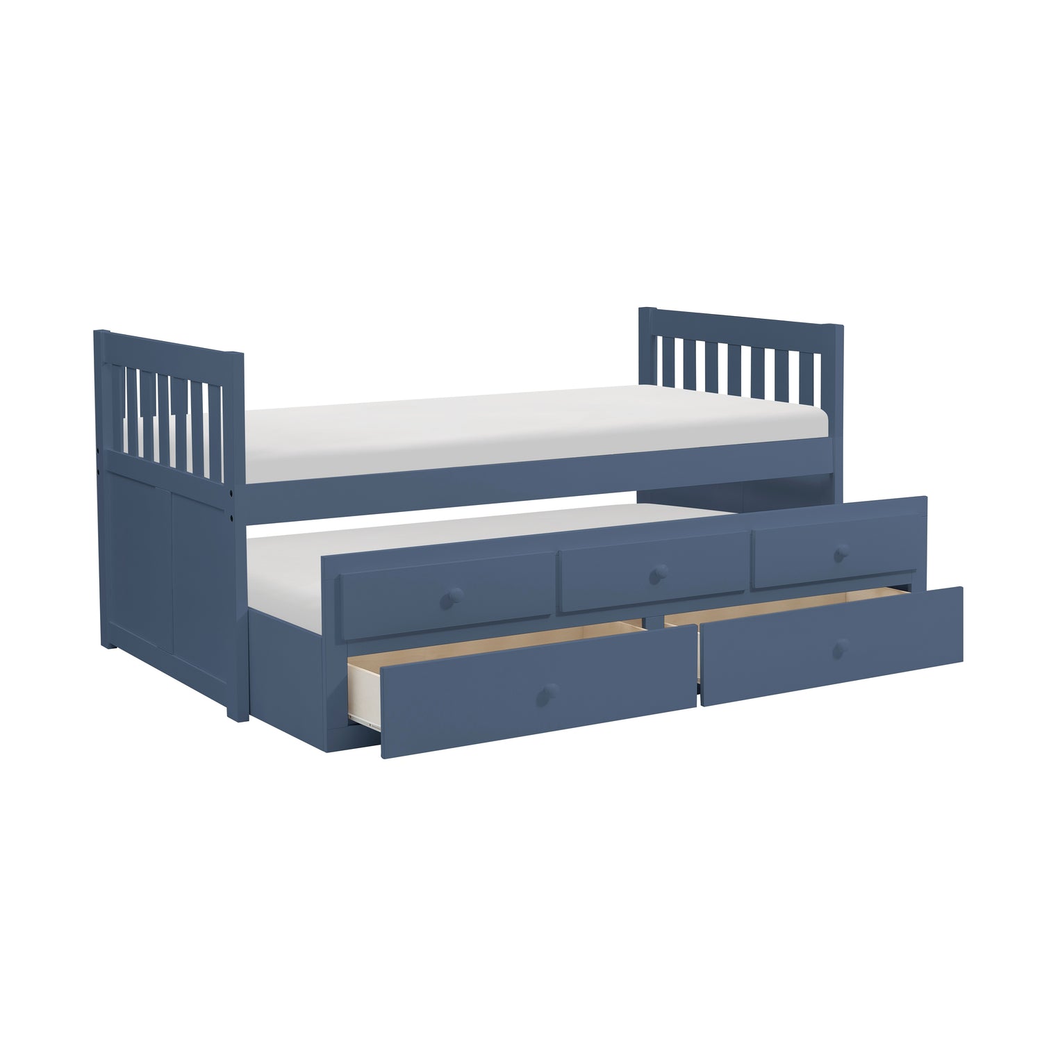 B2083BUPR-1* (2) Twin/Twin Trundle Bed - B2083BUPR-1*