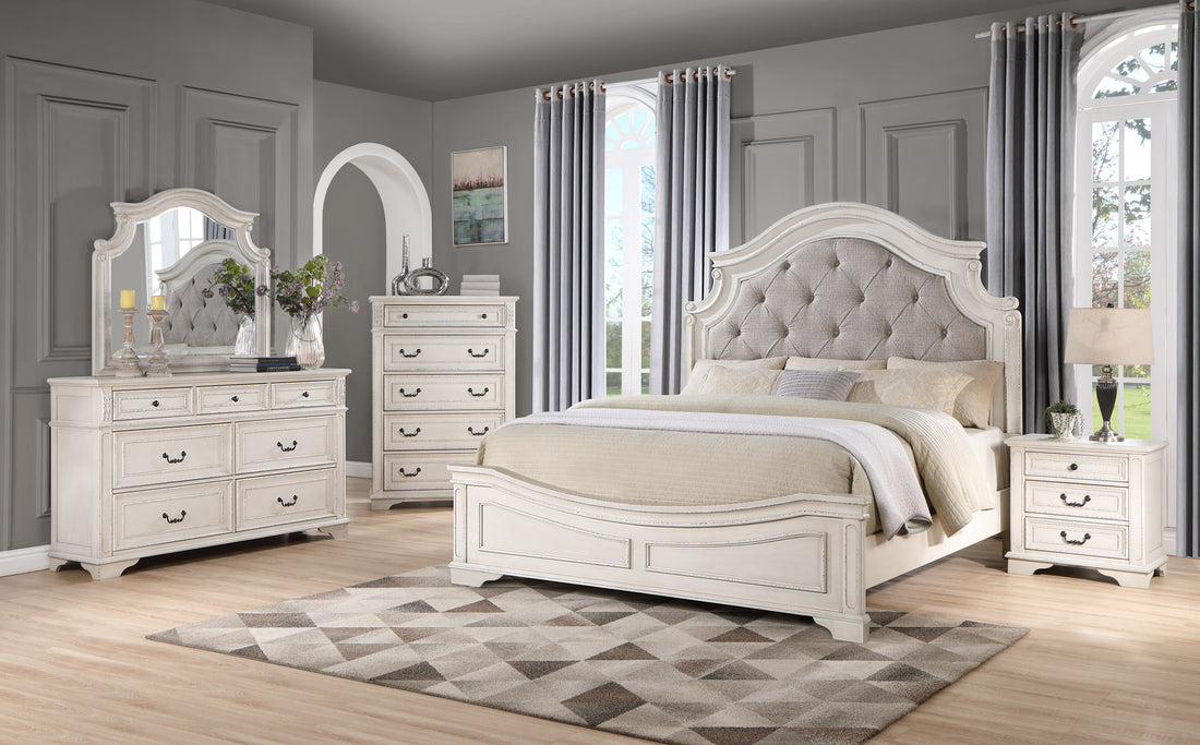 B6000 - 4pc or 5pc Bedroom Set - Queen, King *Extra Nightstand - B6000 4pc or 5pc Bedroom Set Extra Nightstand