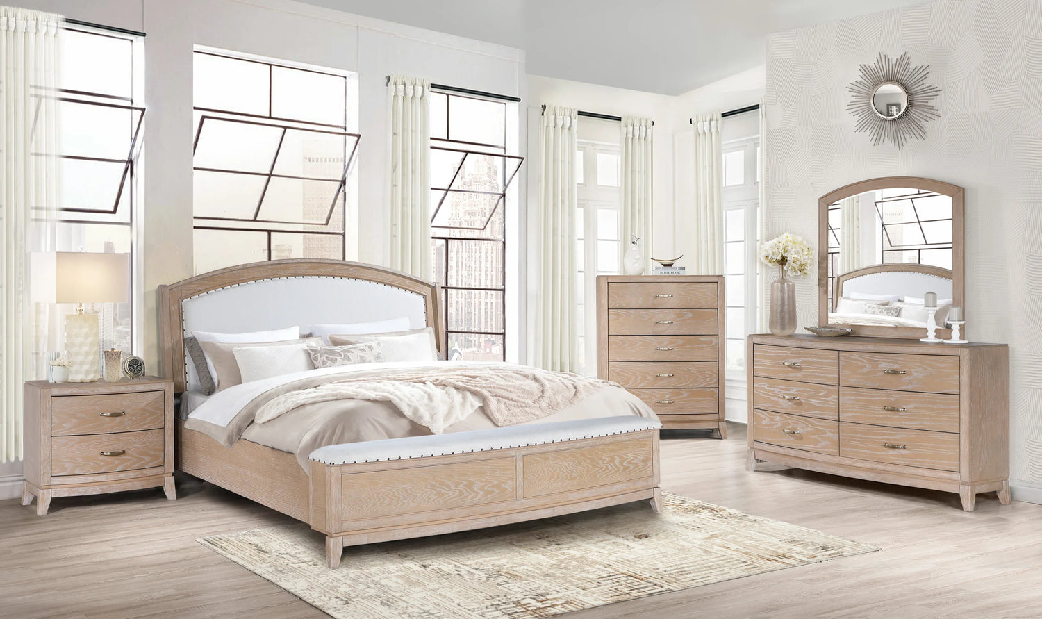 B8010 - 4pc or 5pc Bedroom Set - Queen, King *4pc King - B8010 4pc or 5pc Bedroom Set 4pc King