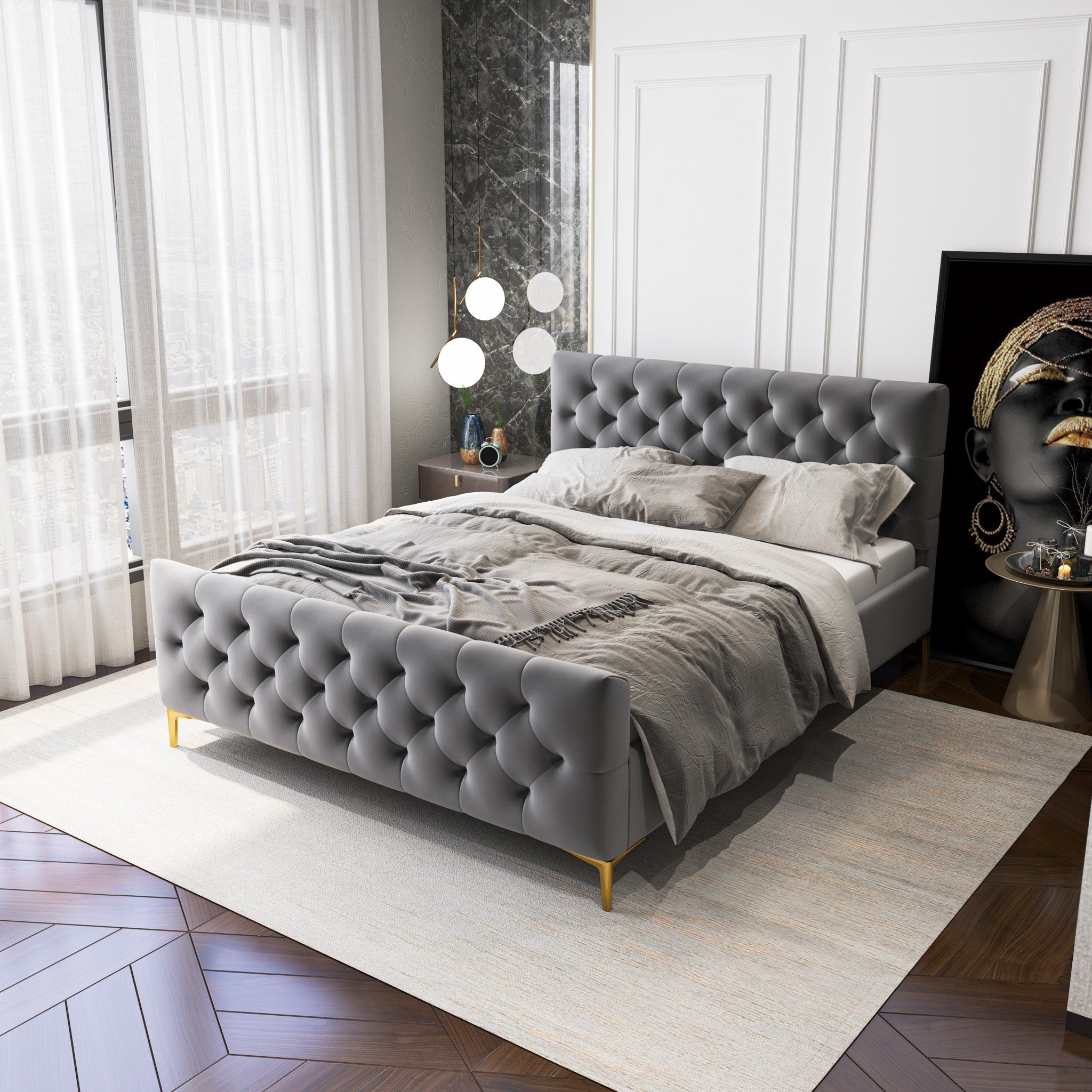 Ashcroft Furniture Bailey Bed - Thumbnail 4