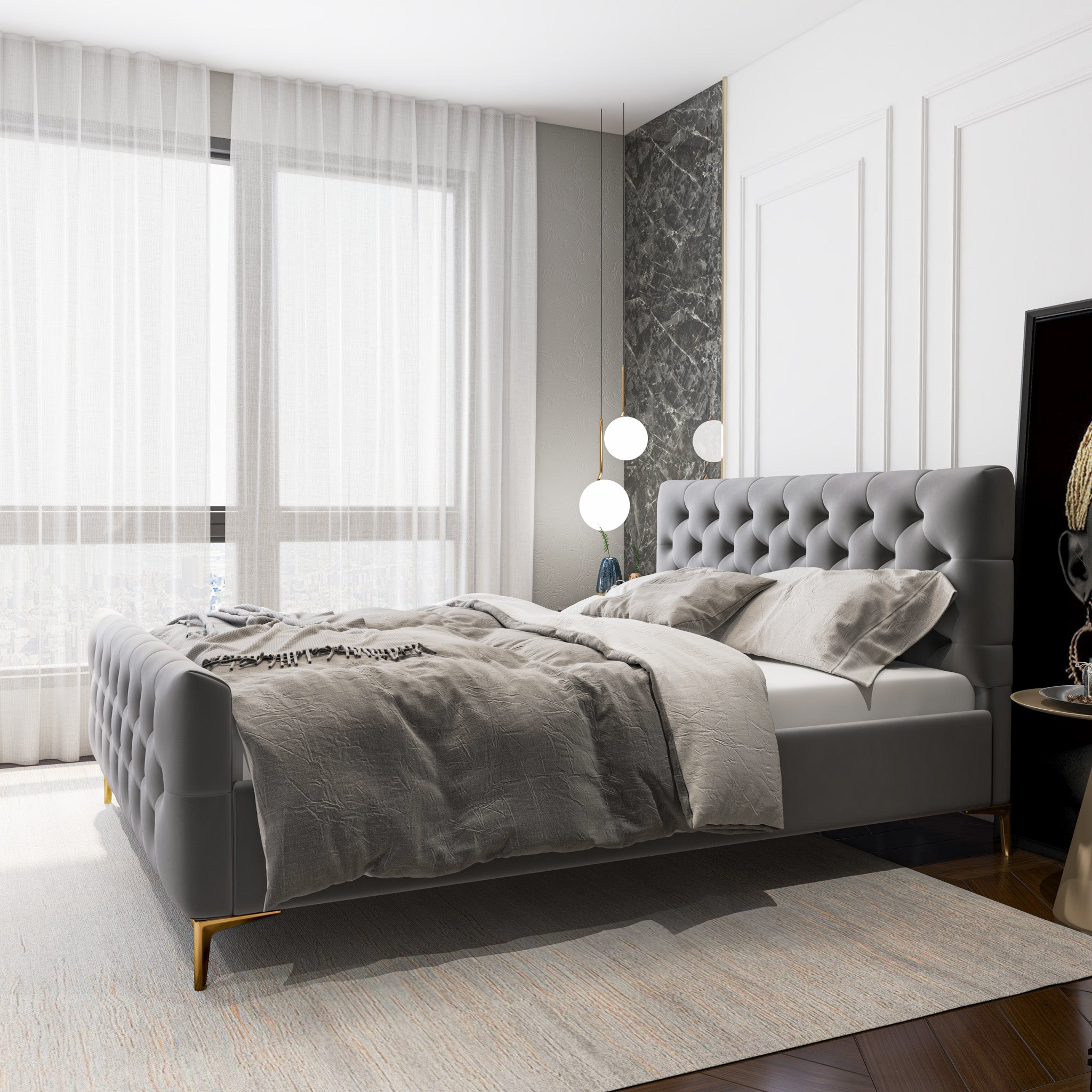 Ashcroft Furniture Bailey Bed - Thumbnail 2