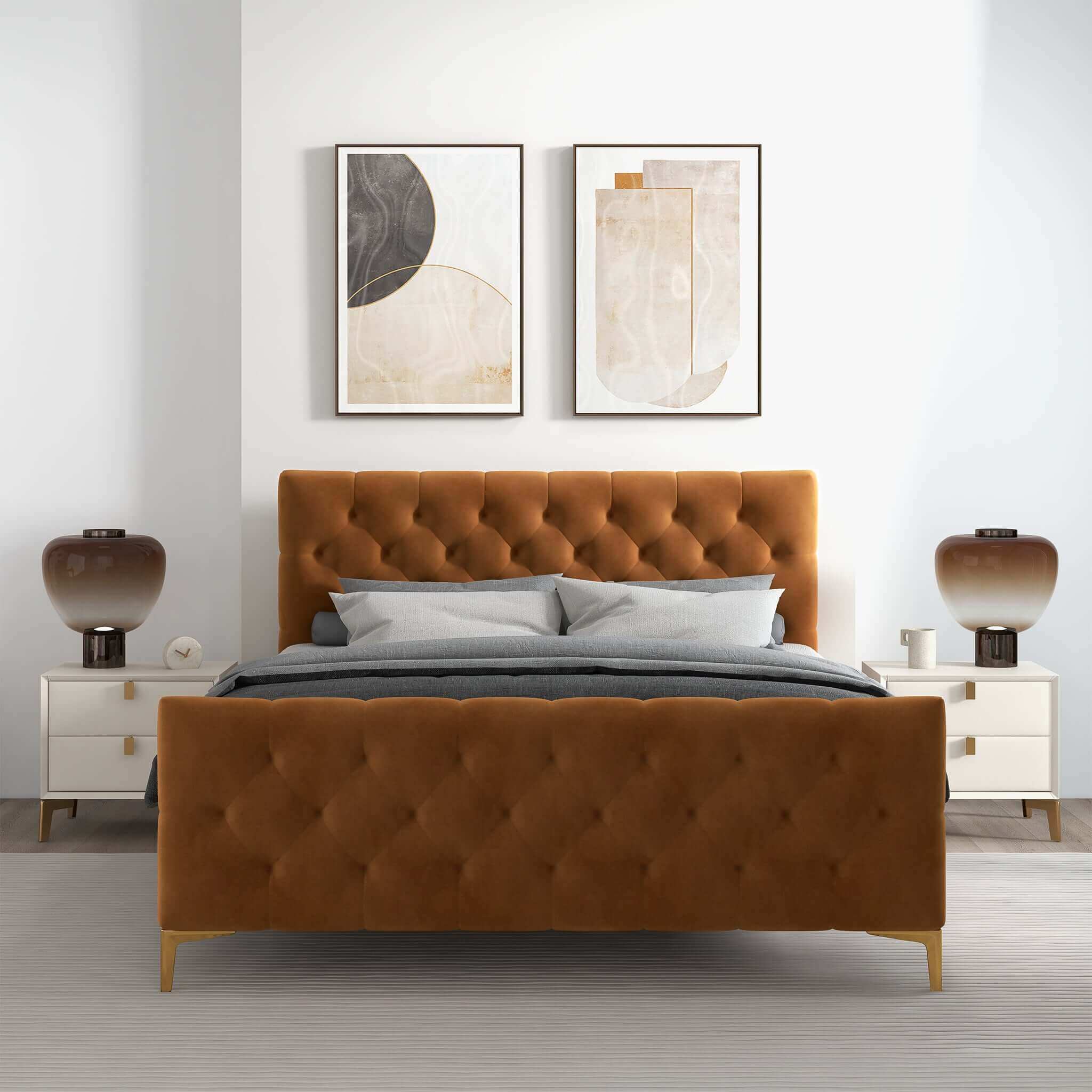 Bailey Mid Century Modern King - BED00300404