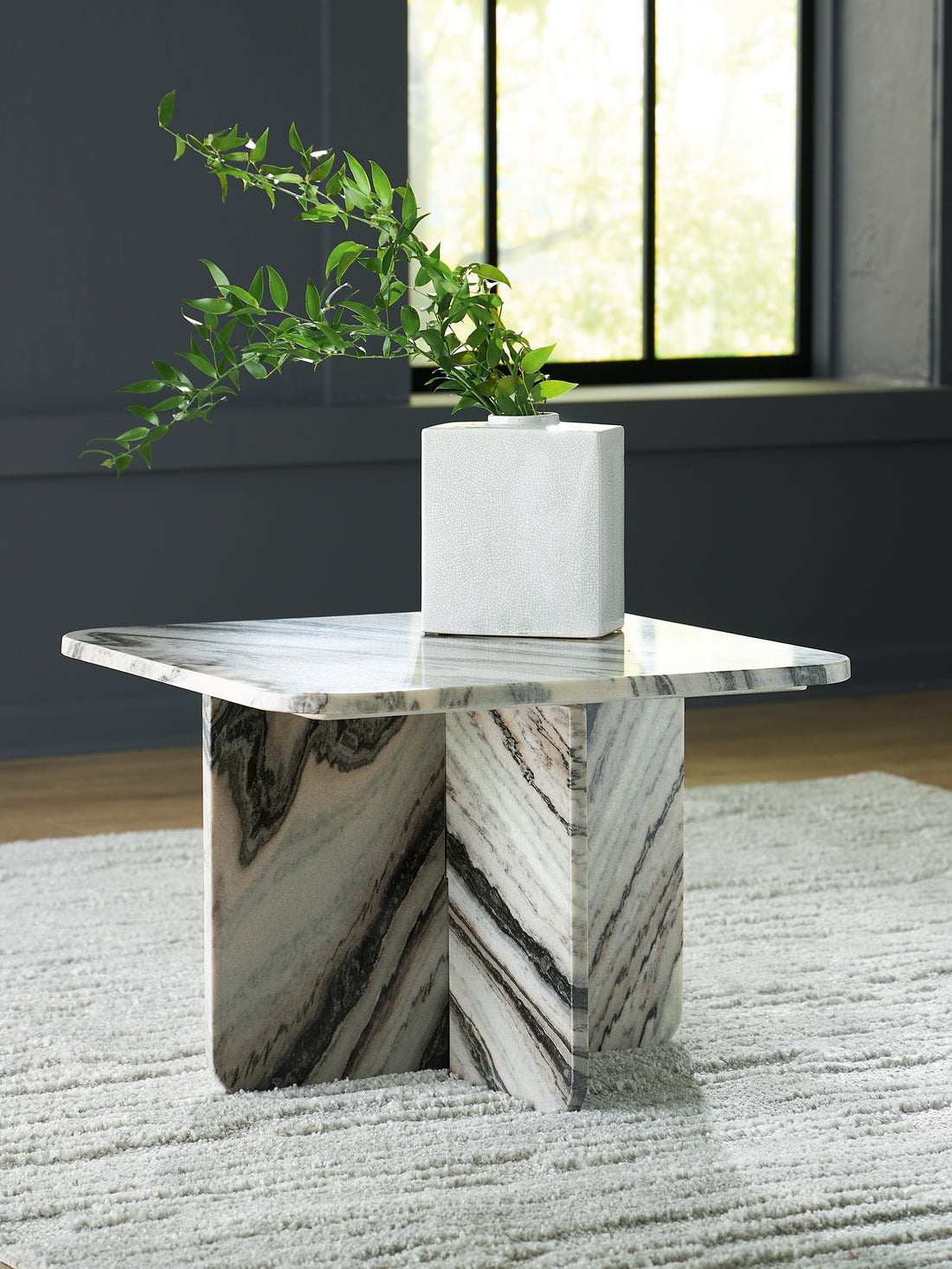 Baretton Black/White/Taupe Accent Coffee Table - A4000670