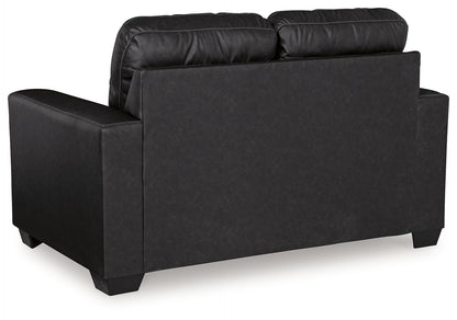 Barlin Mills Loveseat and Oversized Ottoman - 17004U3