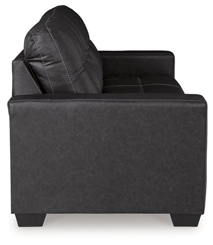 Barlin Mills Sofa and Loveseat in Carbon - PKG019279