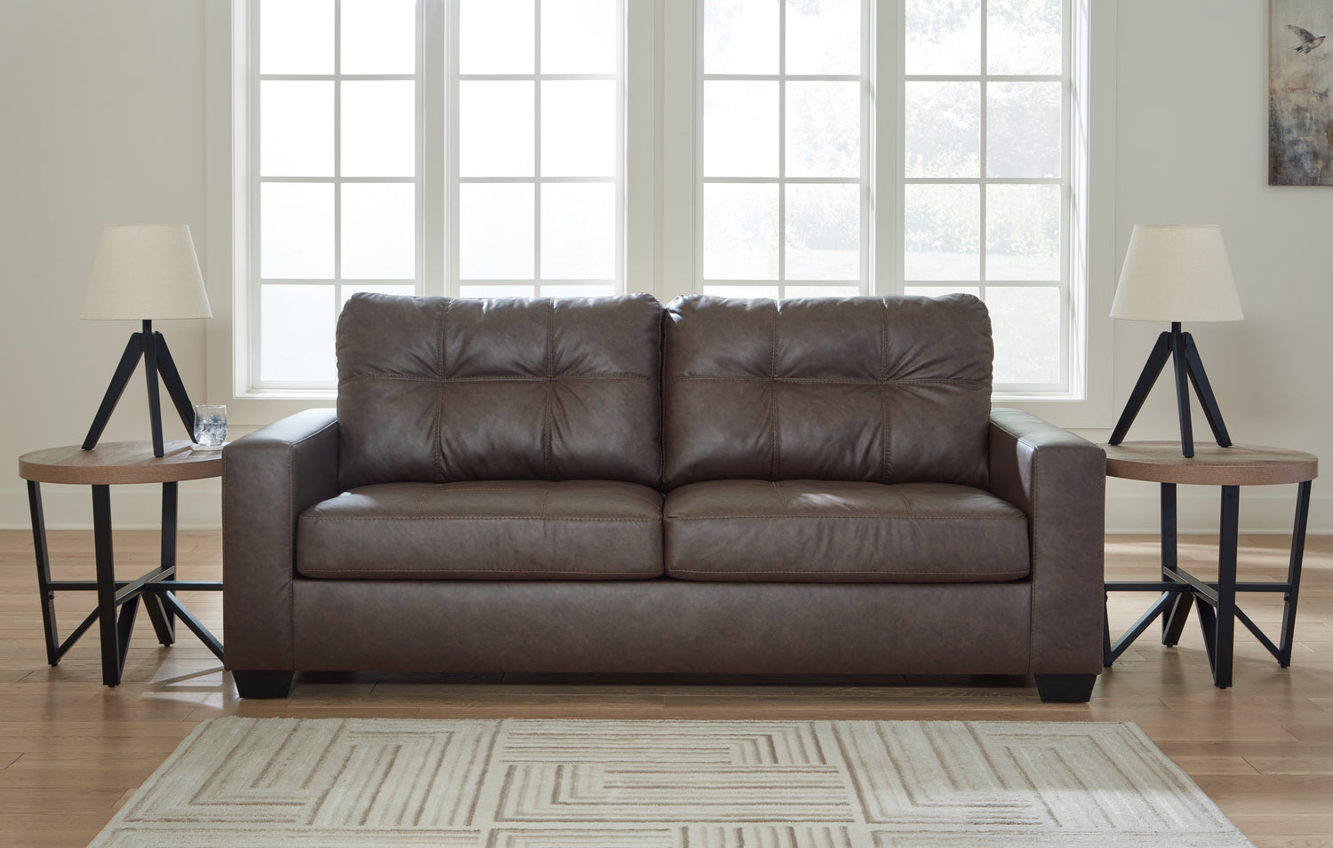 Barlin Mills Sofa and Recliner - 17003U3