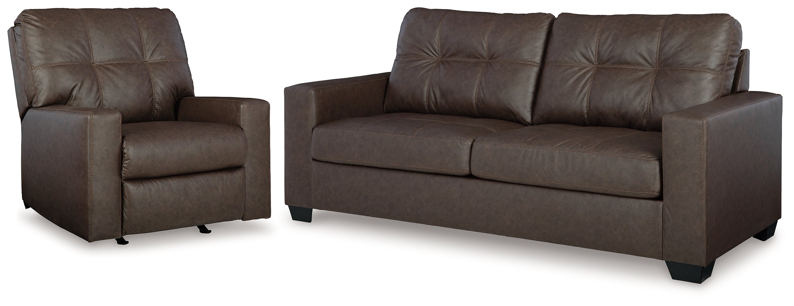 Barlin Mills Sofa and Recliner - 17003U3