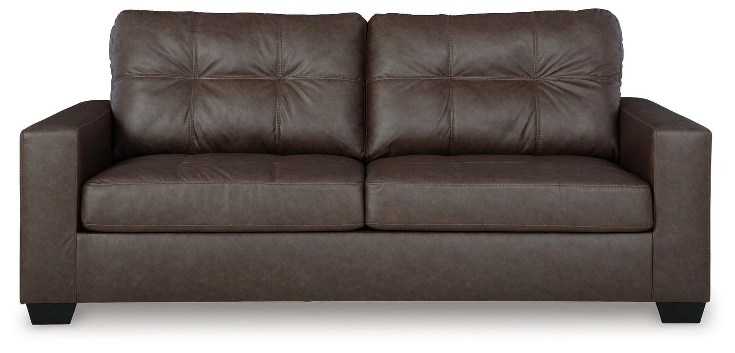 Barlin Mills Umber Sofa, Loveseat and Recliner - 17003U2
