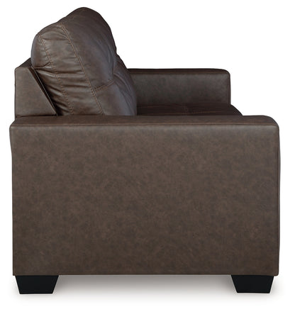 Barlin Mills Umber Sofa, Loveseat and Recliner - 17003U2