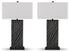 Bartlen 2-Piece Table Lamp Set in Black/Gold Finish - PKG019349