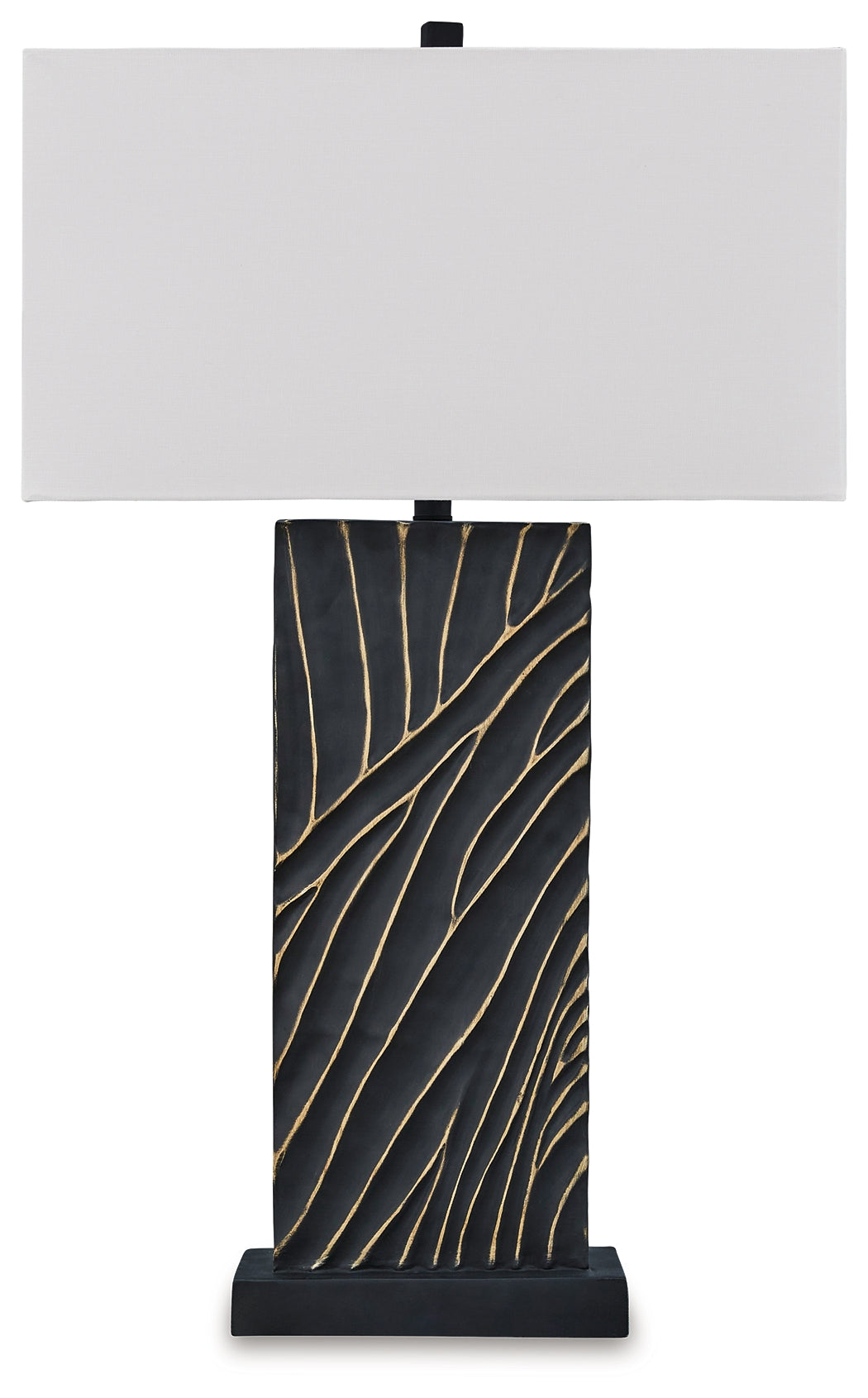 Bartlen 2-Piece Table Lamp Set in Black/Gold Finish - PKG019349