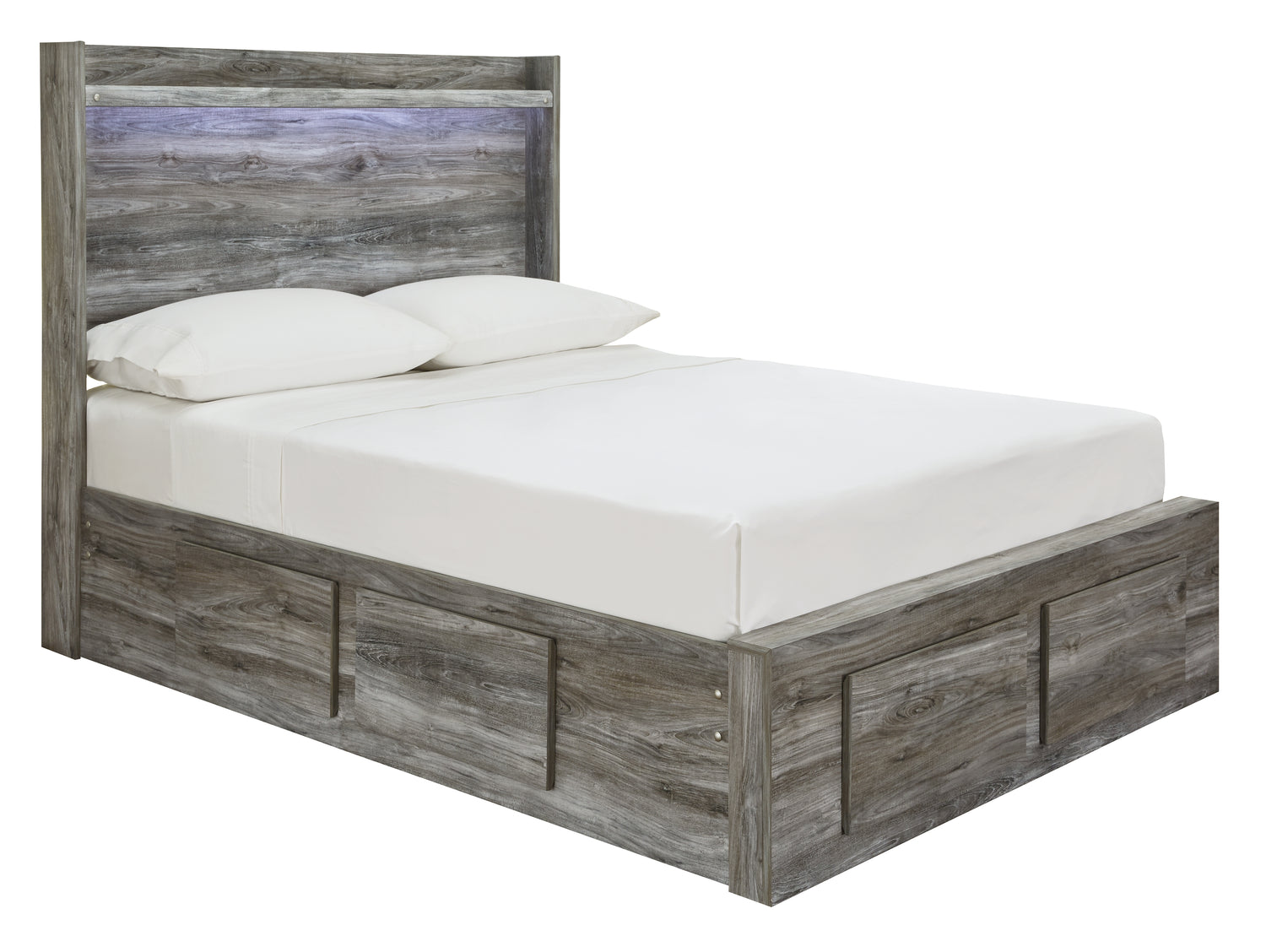 Baystorm Full Panel Storage Bed and Nightstand - B221B91
