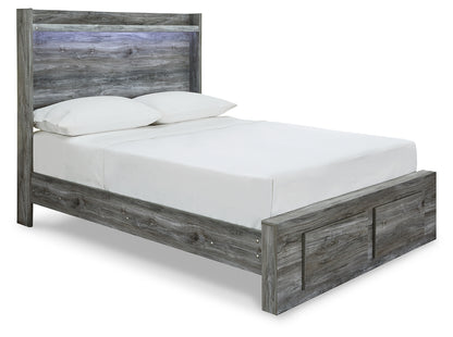 Baystorm Full Panel Storage Bed and Nightstand - B221B96