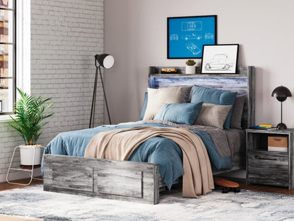 Baystorm Full Panel Storage Bed and Nightstand - B221B96