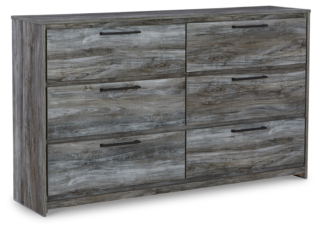 Baystorm Gray Full Panel Headboard, Dresser and Nightstand - B221B59