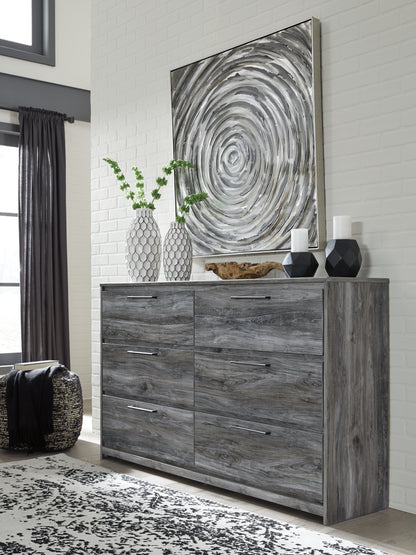 Baystorm Gray Full Panel Headboard, Dresser and Nightstand - B221B59