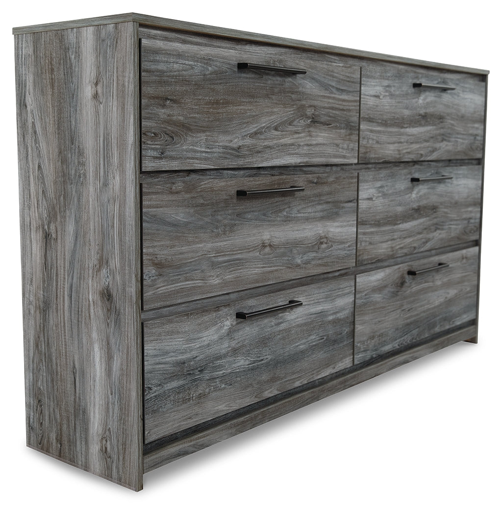 Baystorm Gray Full Panel Headboard, Dresser and Nightstand - B221B59