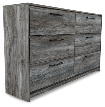 Baystorm Gray Full Panel Headboard, Dresser and Nightstand - B221B59