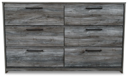 Baystorm Gray Full Panel Headboard, Dresser and Nightstand - B221B59