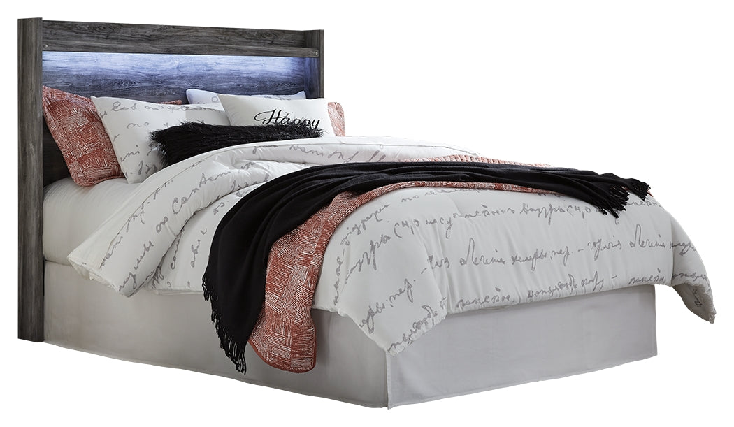 Baystorm Gray Queen Panel Headboard, Dresser, Mirror, Chest and Nightstand - B221B78