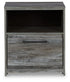 Baystorm Queen Panel Storage Bed and Nightstand - B221B87