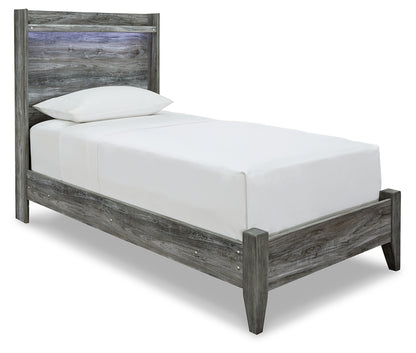 Baystorm Twin Panel Bed and 2 Nightstands - B221B94