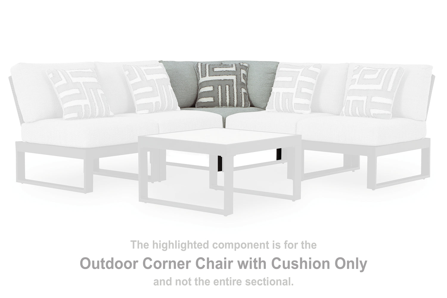 Beachloft Black 6-Piece Outdoor Sectional - P490P1