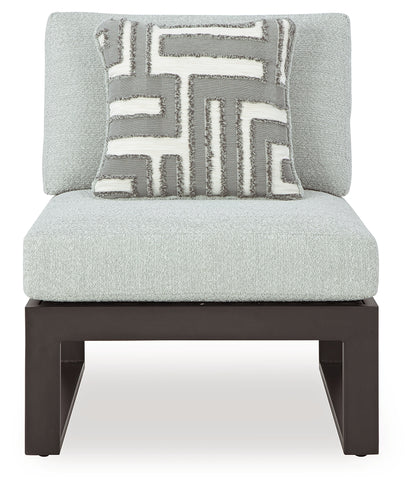 Beachloft Black/Gray 5-Piece Outdoor Sectional - P490P2