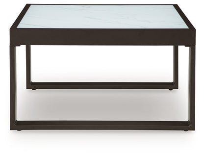 Beachloft Black/Gray Outdoor Coffee Table - P490-708