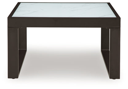 Beachloft Black/Gray Outdoor Coffee Table - P490-708