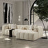 Beatrice Modern Tufted Ivory Boucle Right Sectional Sofa - SEC02600302