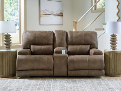 Beckley Place Earth Power Reclining Loveseat with Console - PC9180218