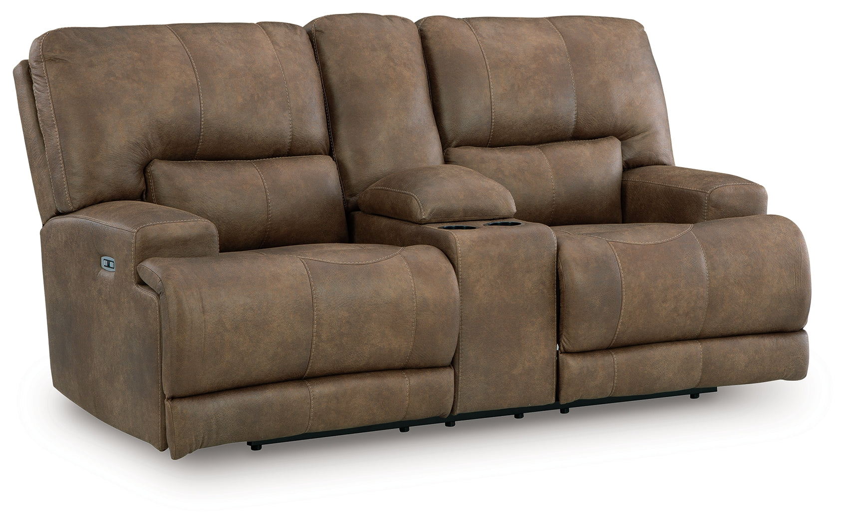 Beckley Place Earth Power Reclining Loveseat with Console - PC9180218