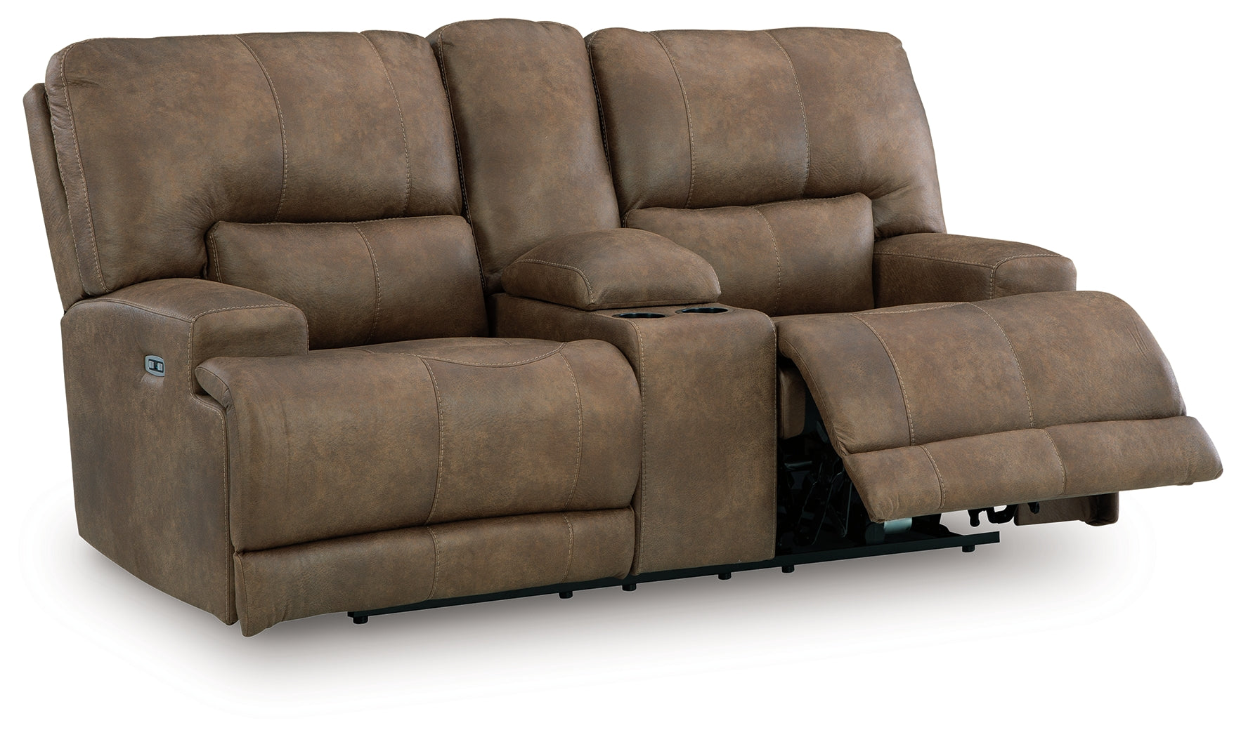 Beckley Place Earth Power Reclining Loveseat with Console - PC9180218
