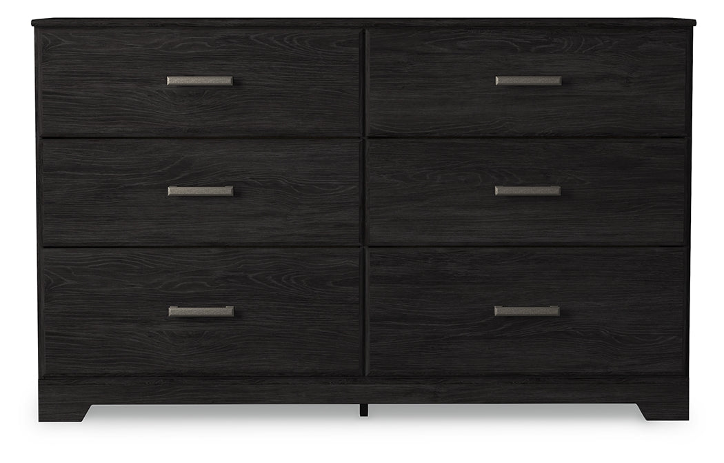 Belachime Charcoal King Panel Bed, Dresser, Chest and 2 Nightstands - B2589B14