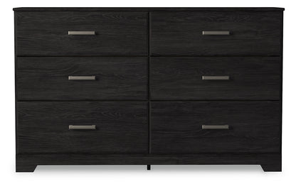 Belachime Charcoal King Panel Bed, Dresser, Chest and 2 Nightstands - B2589B14
