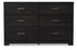 Belachime Charcoal King Panel Bed, Dresser, Chest and 2 Nightstands - B2589B14