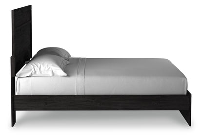Belachime Charcoal King Panel Bed, Dresser, Chest and 2 Nightstands - B2589B14