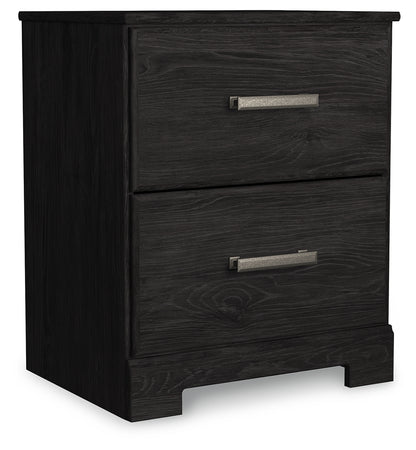Belachime Charcoal King Panel Bed, Dresser, Chest and 2 Nightstands - B2589B14